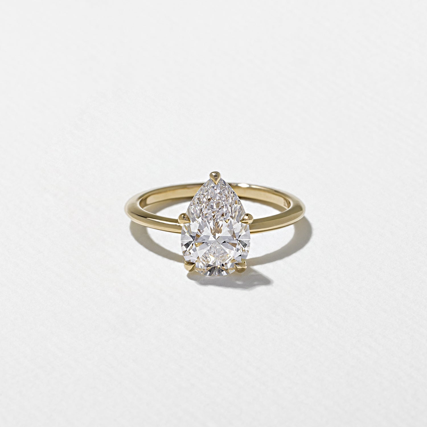 Emerald Pave Engagement Ring – 1 CT Lab Grown Diamond