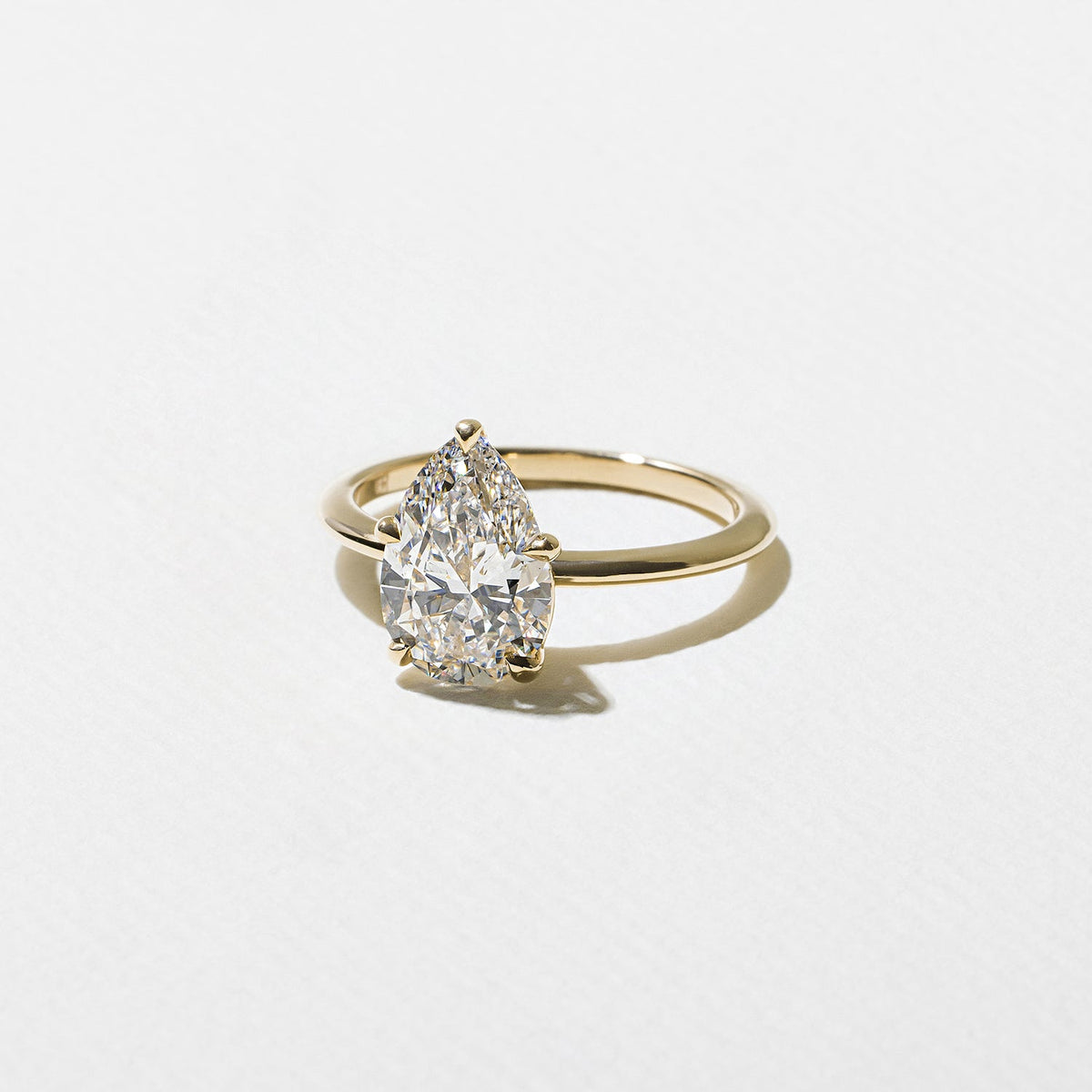 Emerald Pave Engagement Ring – 1 CT Lab Grown Diamond