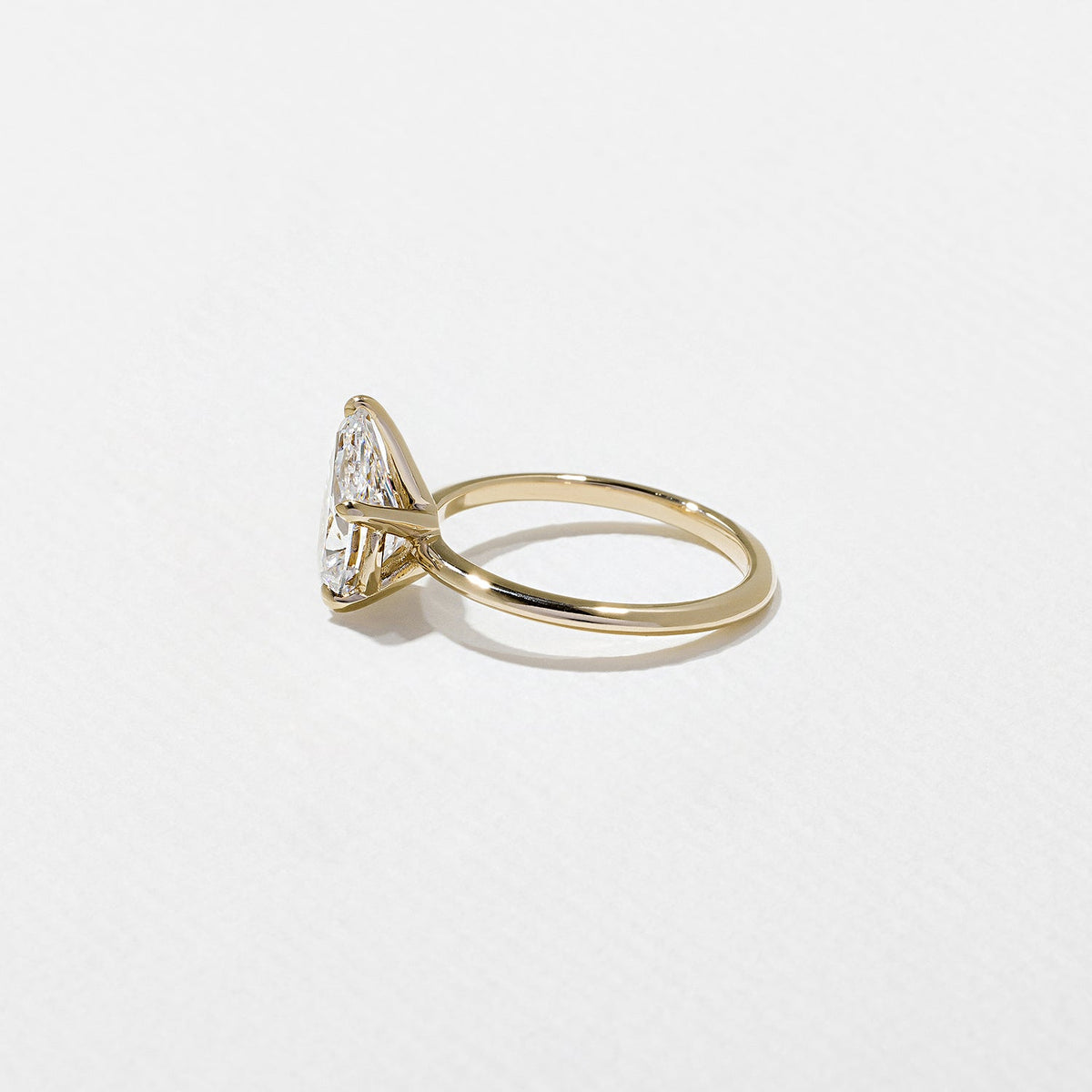 Emerald Pave Engagement Ring – 1 CT Lab Grown Diamond