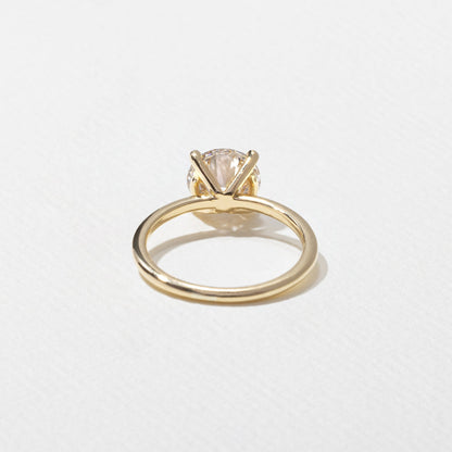 Emerald Pave Engagement Ring – 1 CT Lab Grown Diamond
