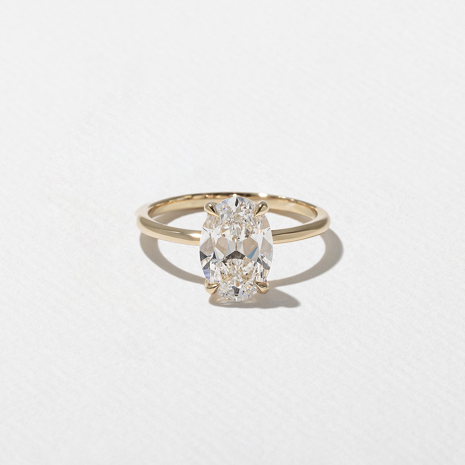 Emerald Pave Engagement Ring – 1 CT Lab Grown Diamond