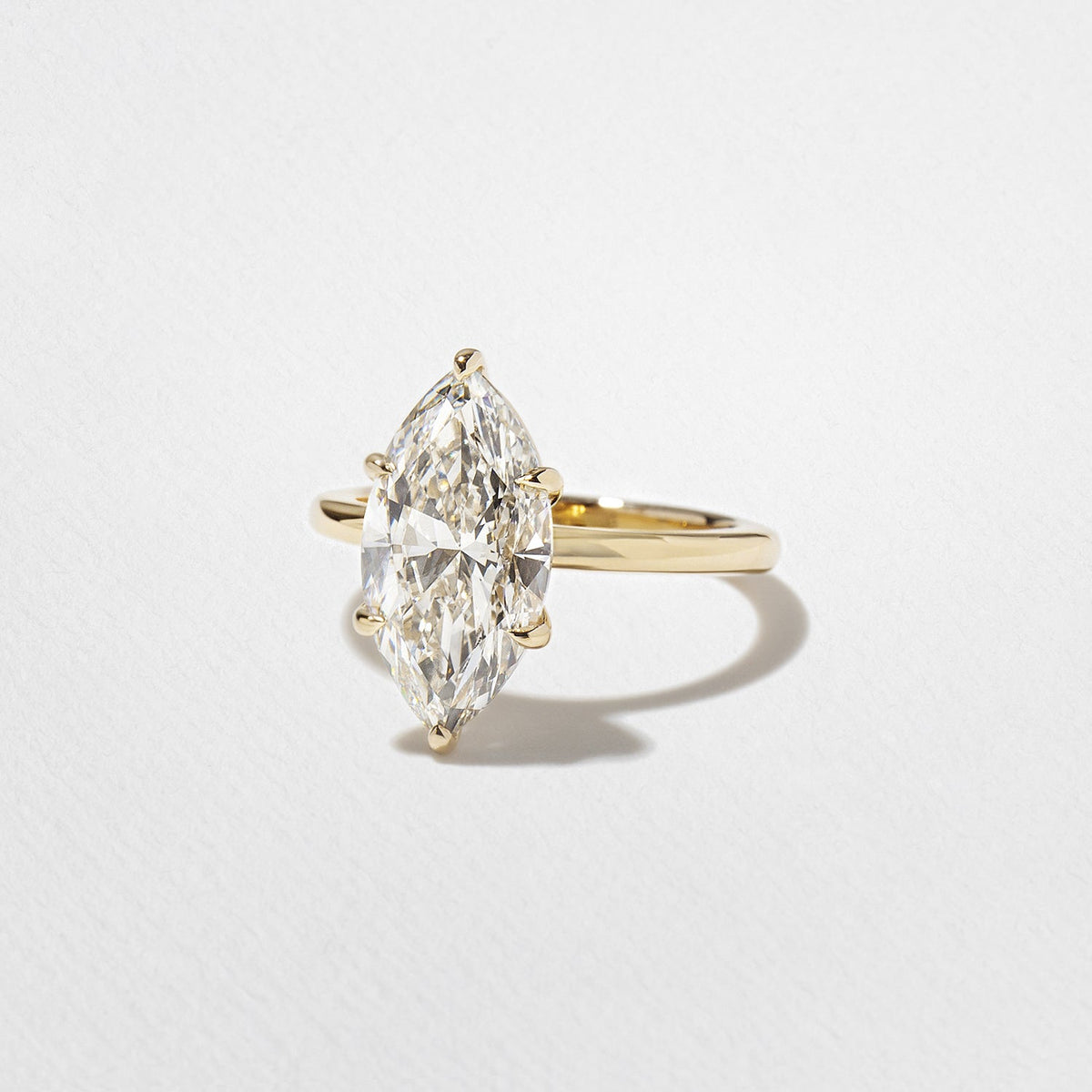 Emerald Pave Engagement Ring – 1 CT Lab Grown Diamond