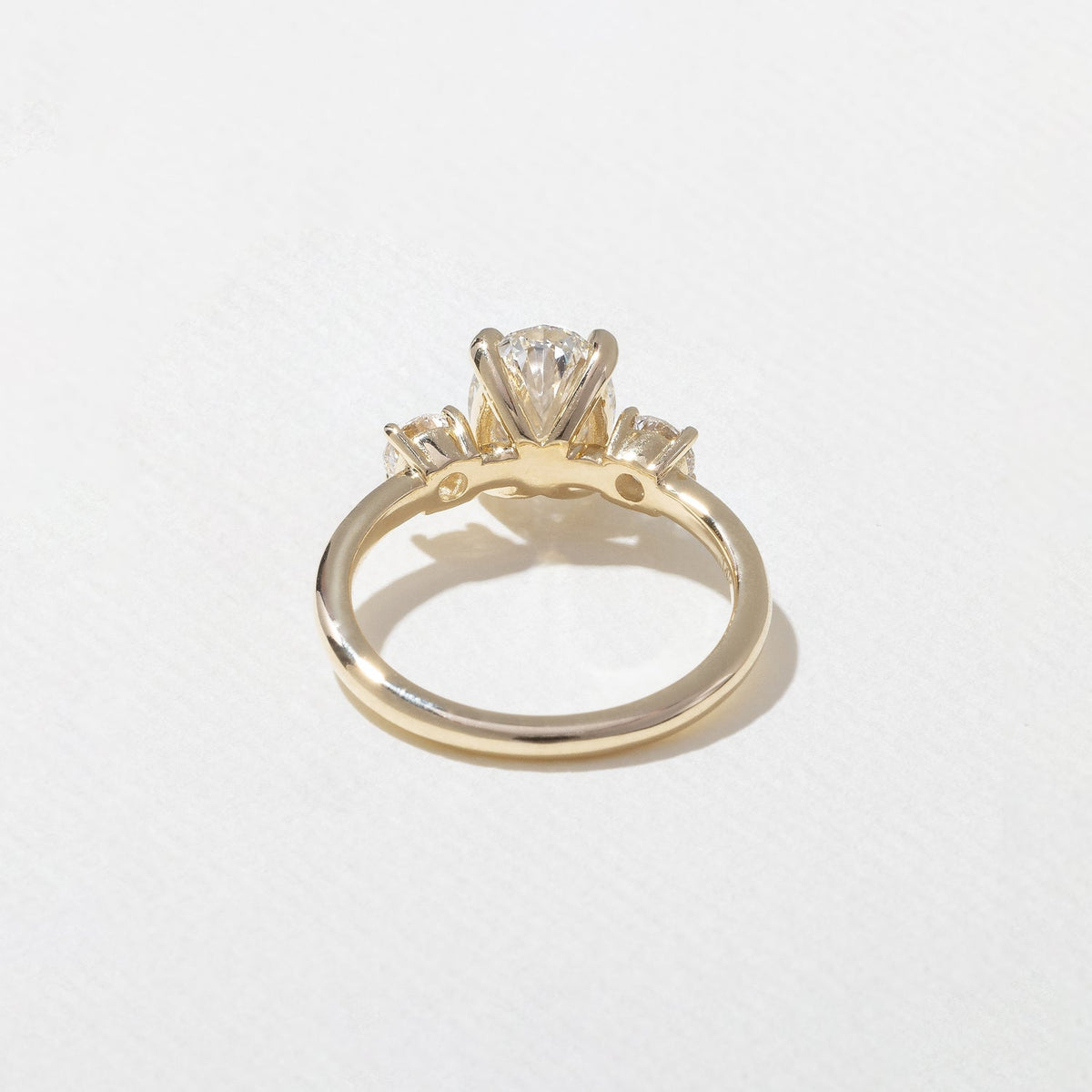 Emerald Pave Engagement Ring – 1 CT Lab Grown Diamond