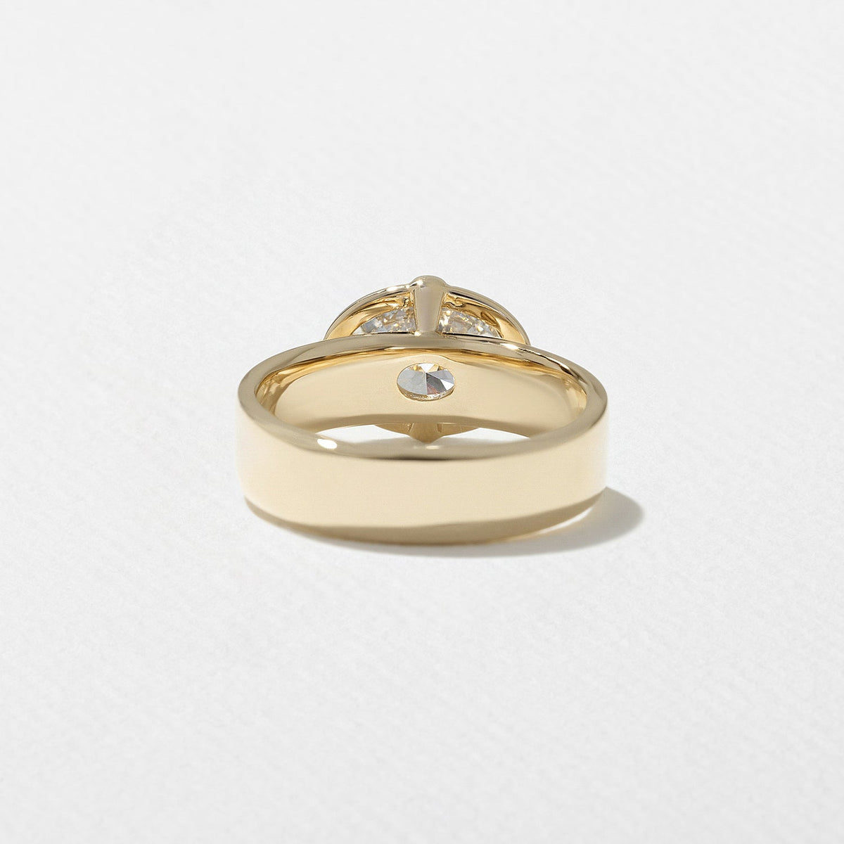 Emerald Pave Engagement Ring – 1 CT Lab Grown Diamond