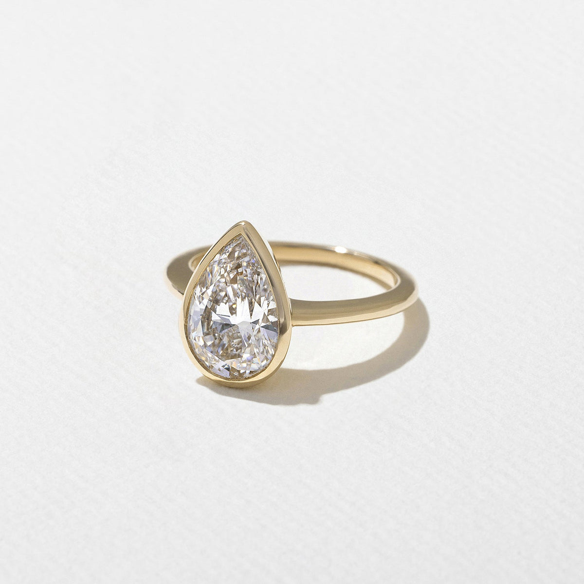 Emerald Pave Engagement Ring – 1 CT Lab Grown Diamond