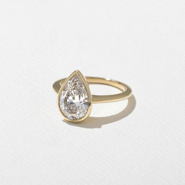 Emerald Pave Engagement Ring – 1 CT Lab Grown Diamond