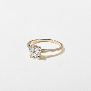 Emerald Pave Engagement Ring – 1 CT Lab Grown Diamond