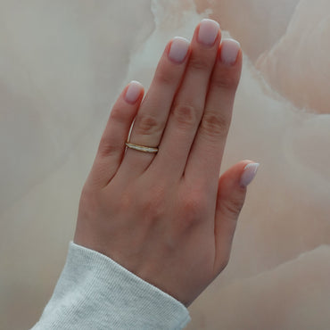 0.25 TCW Round Shaped Half Eternity Lab Grown Diamond Wedding Band