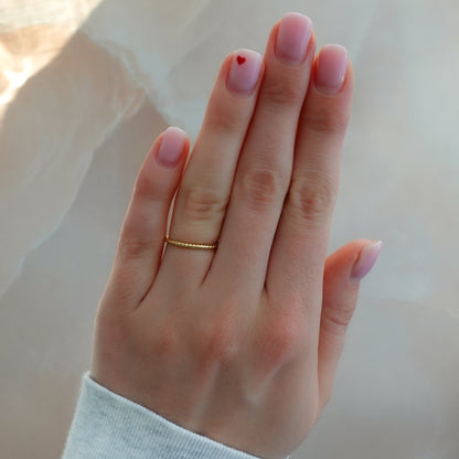 0.25 TCW Round Shaped Half Eternity Lab Grown Diamond Wedding Band