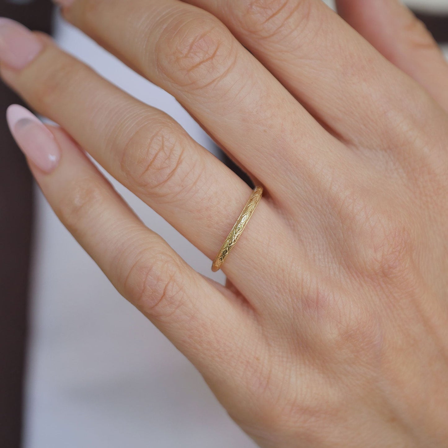 0.25 TCW Round Shaped Half Eternity Lab Grown Diamond Wedding Band