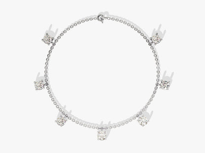 0.7 TCW Round Drop Lab Grown Diamond Bracelet