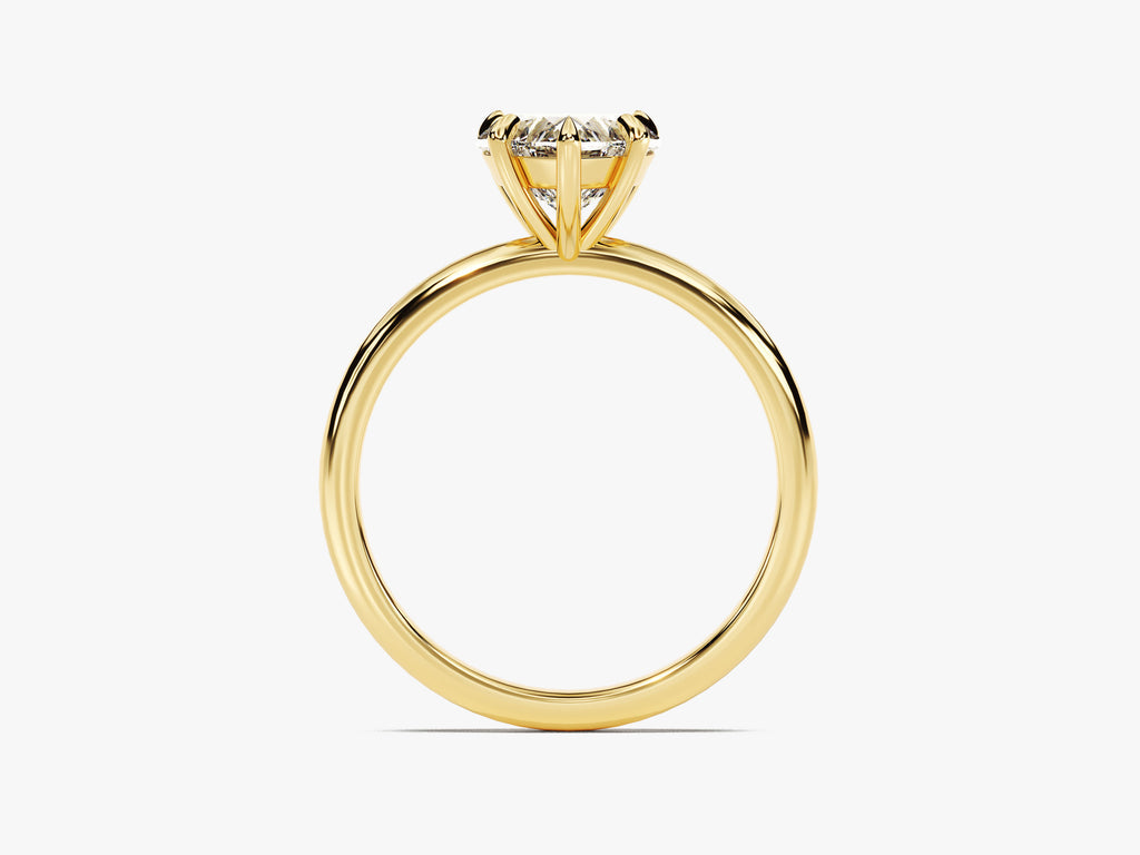 1.5 CT Heart Cut Solitaire Lab Grown Diamond Engagement Ring