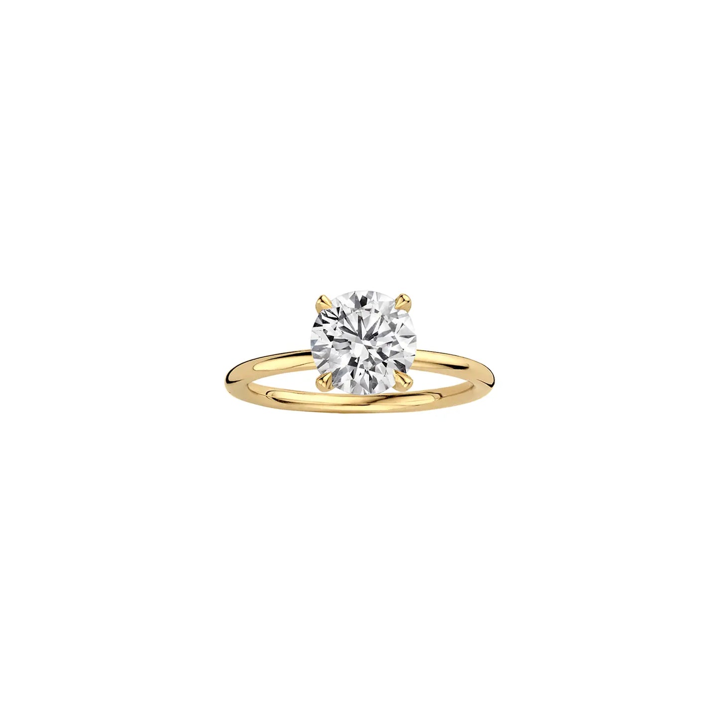 Timeless 1.3 CT Round Cut Solitaire Styled Lab Grown Diamond Engagement Ring