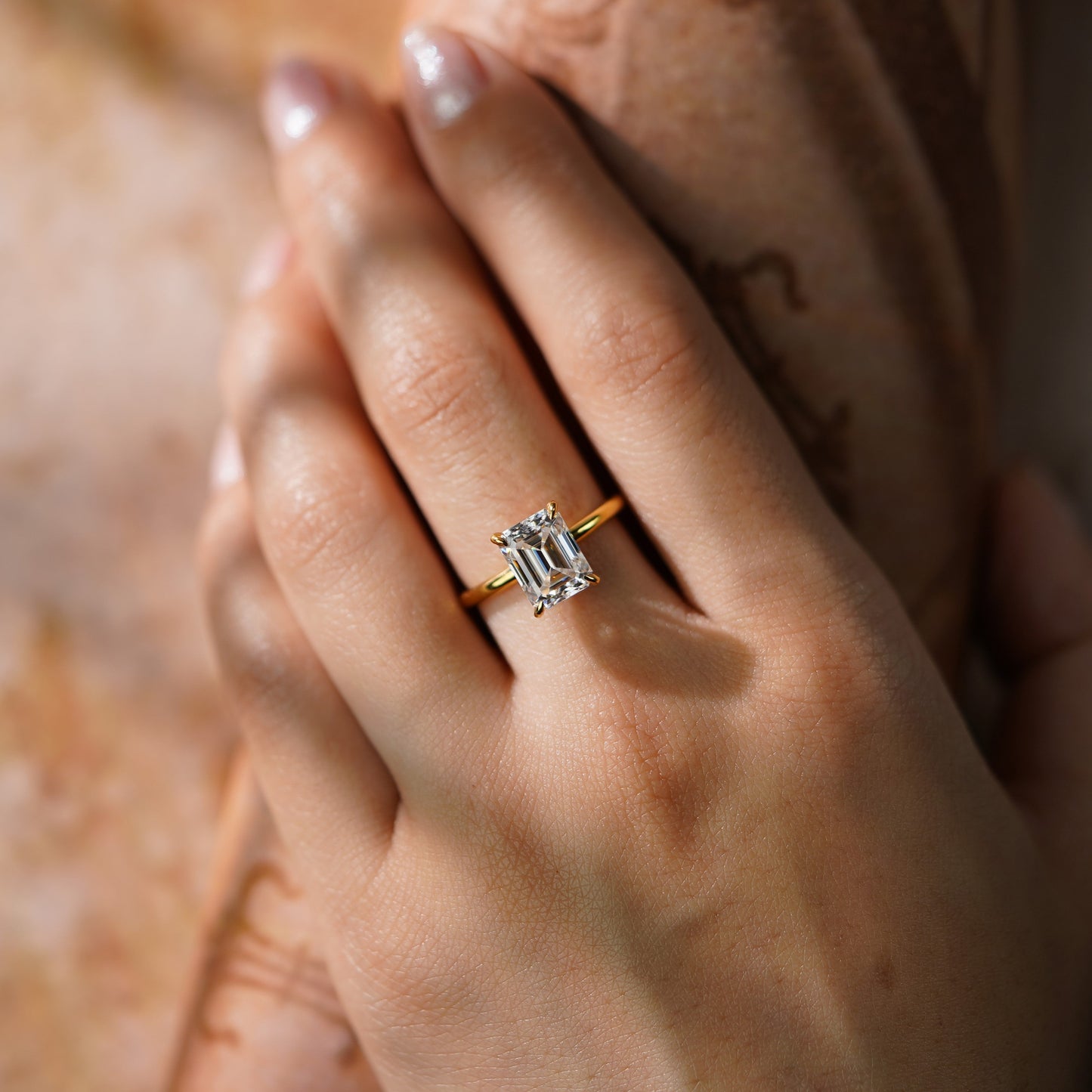 Oval Solitaire Engagement Ring – 2 CT Lab Grown Diamond
