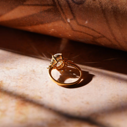 Oval Solitaire Engagement Ring – 2 CT Lab Grown Diamond
