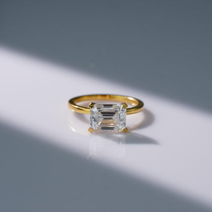 Oval Solitaire Engagement Ring – 2 CT Lab Grown Diamond