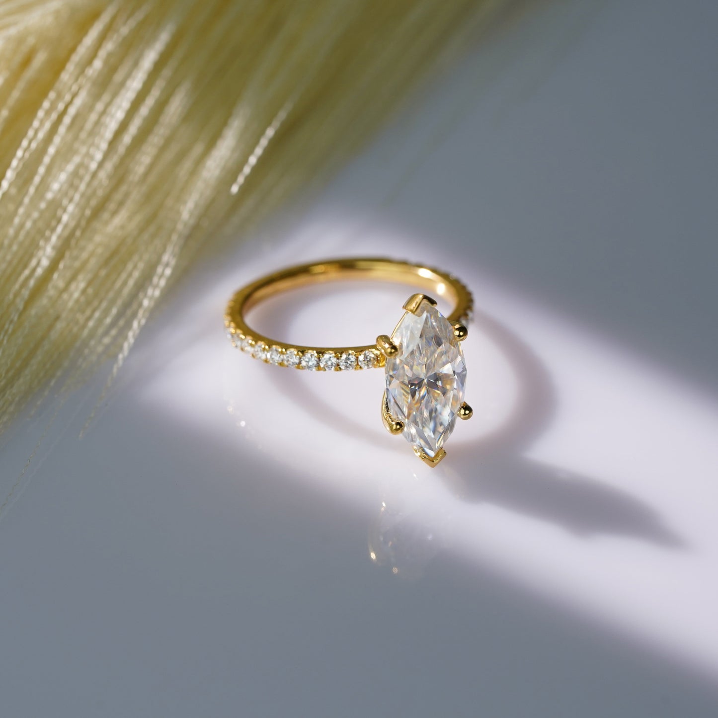 Oval Solitaire Engagement Ring – 2 CT Lab Grown Diamond