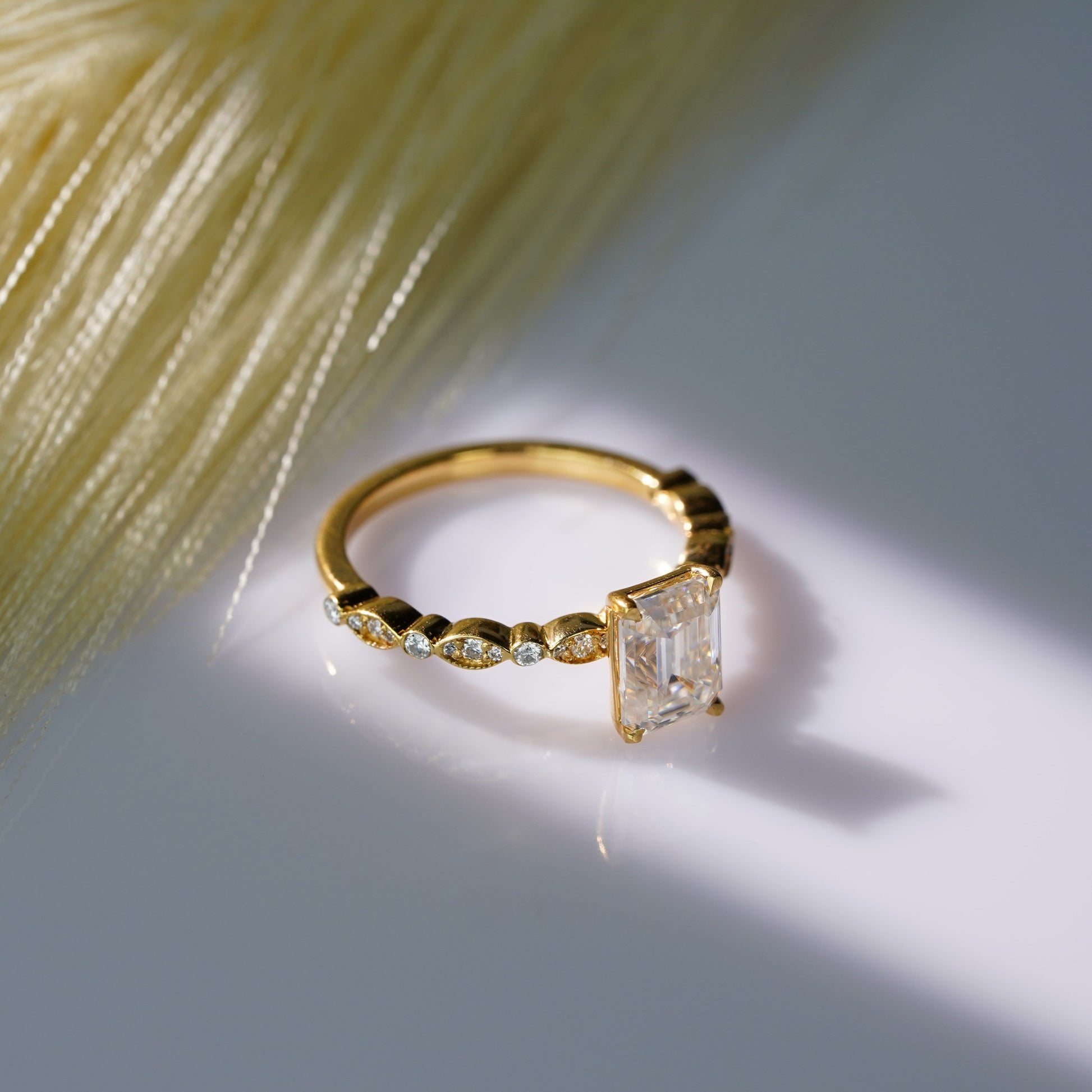 Oval Solitaire Engagement Ring – 2 CT Lab Grown Diamond
