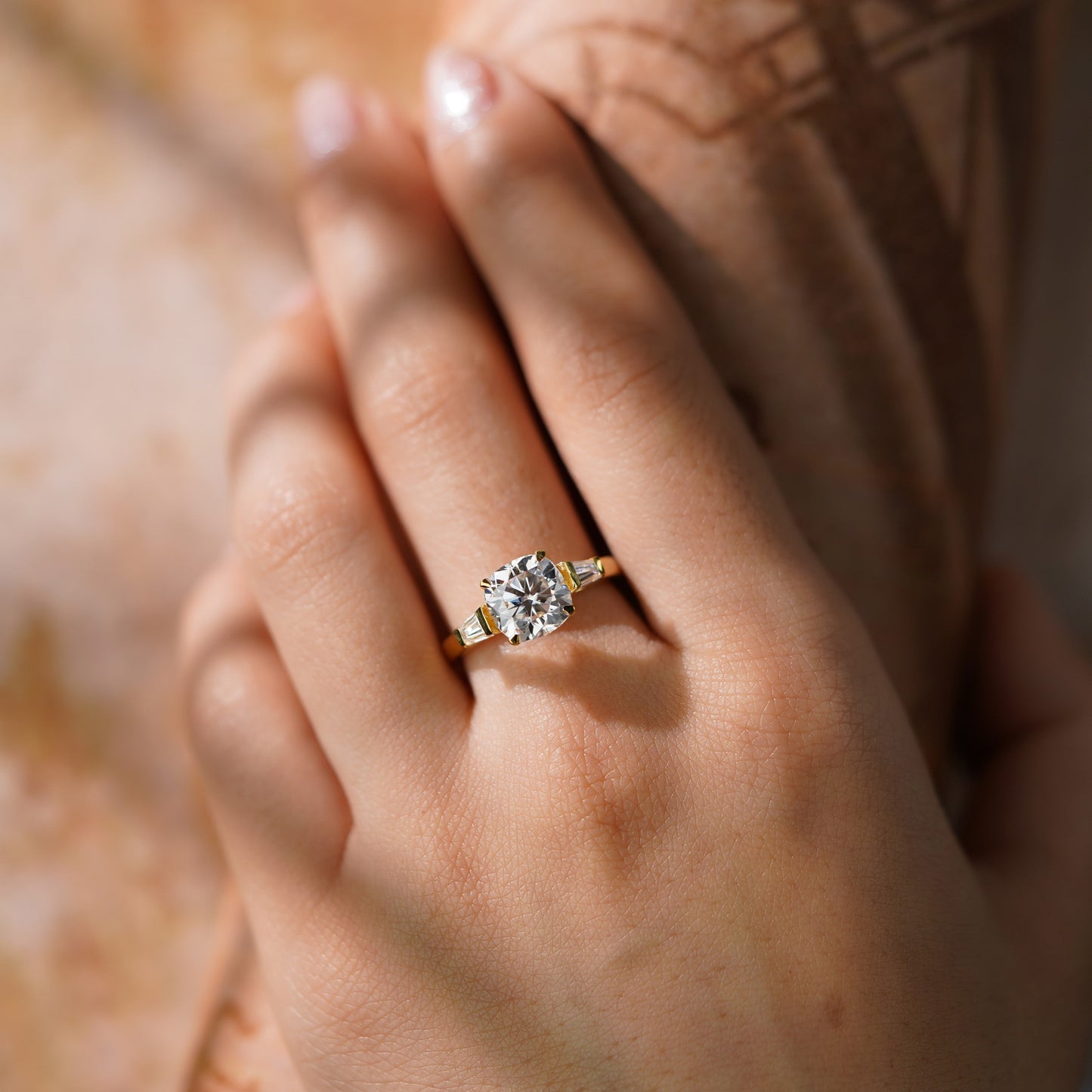 Oval Solitaire Engagement Ring – 2 CT Lab Grown Diamond