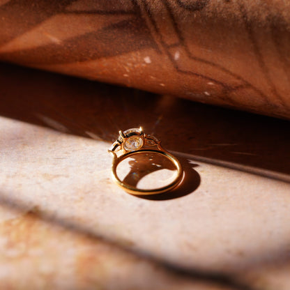 Oval Solitaire Engagement Ring – 2 CT Lab Grown Diamond
