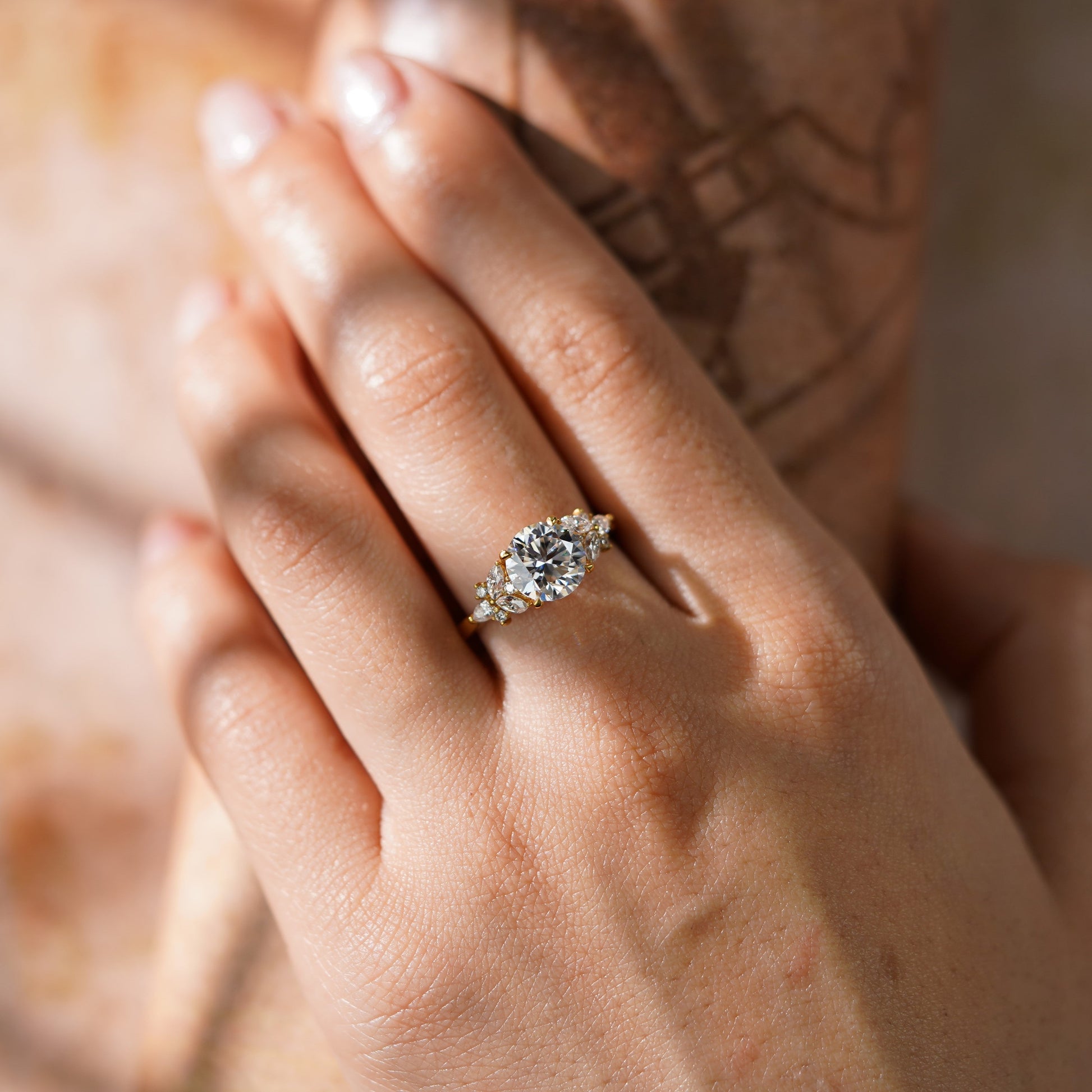 Oval Solitaire Engagement Ring – 2 CT Lab Grown Diamond