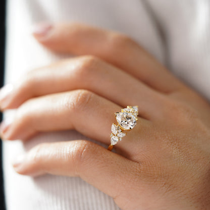 Oval Solitaire Engagement Ring – 2 CT Lab Grown Diamond