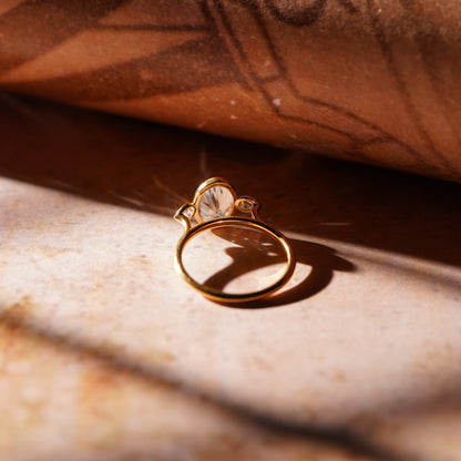 Oval Solitaire Engagement Ring – 2 CT Lab Grown Diamond