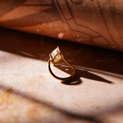 Oval Solitaire Engagement Ring – 2 CT Lab Grown Diamond