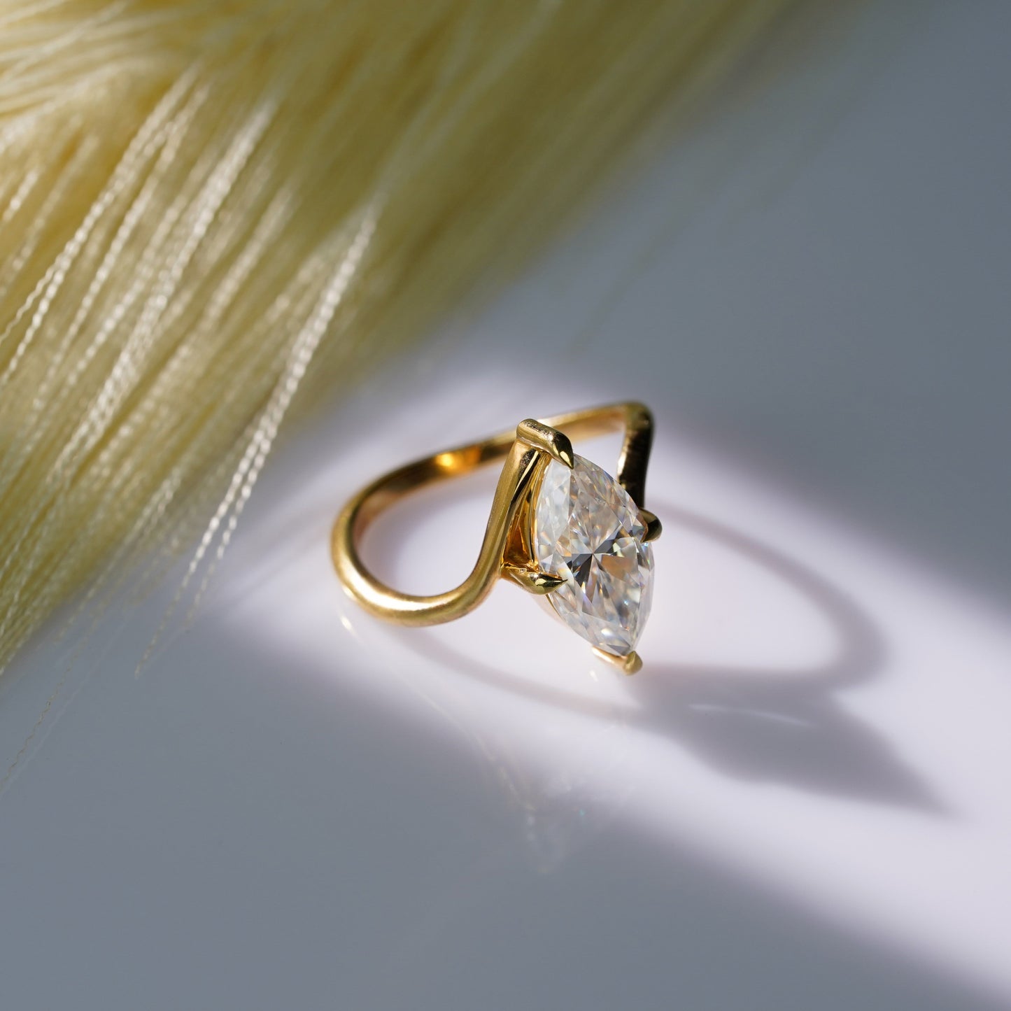 Oval Solitaire Engagement Ring – 2 CT Lab Grown Diamond