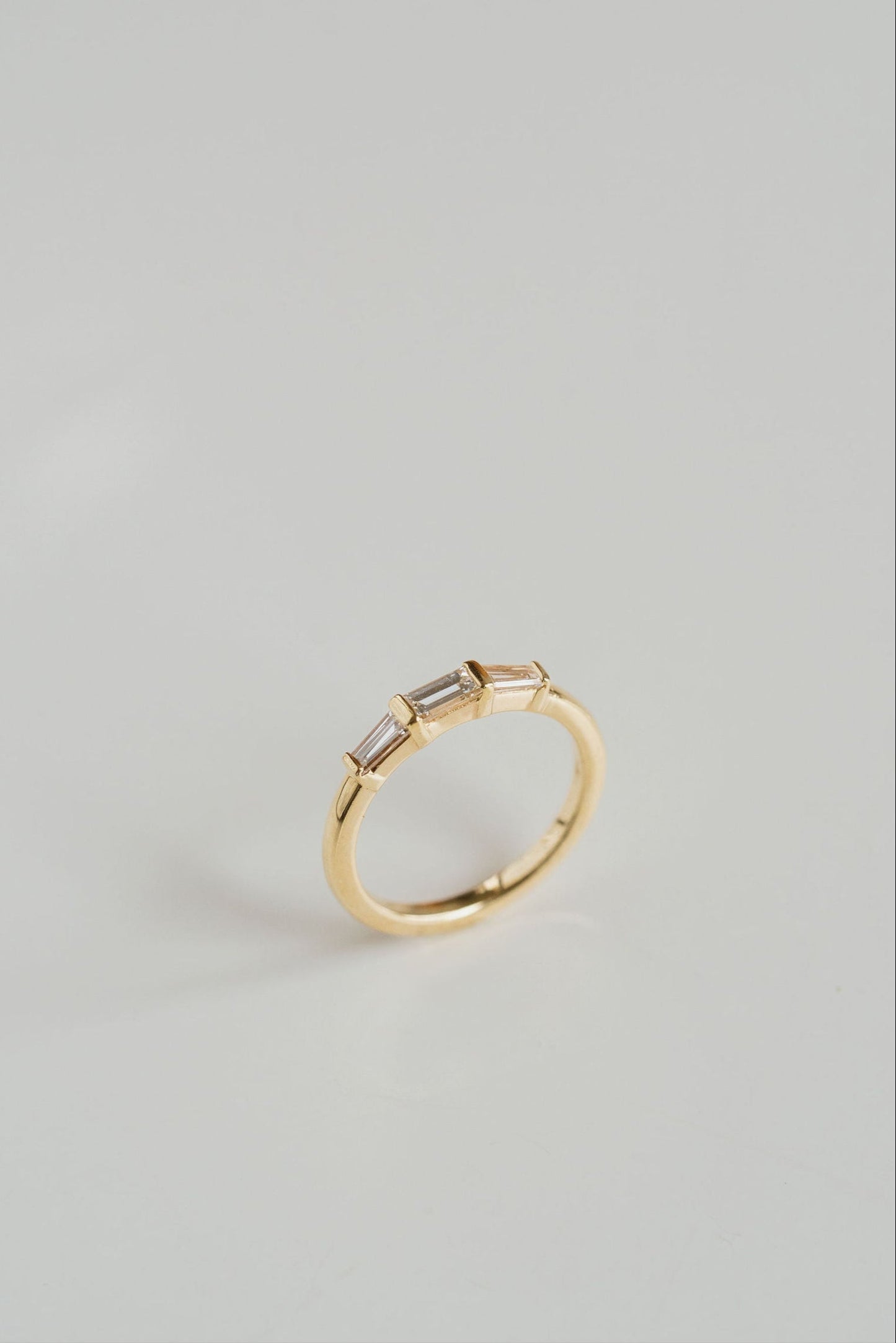 0.25 TCW Round Shaped Half Eternity Lab Grown Diamond Wedding Band