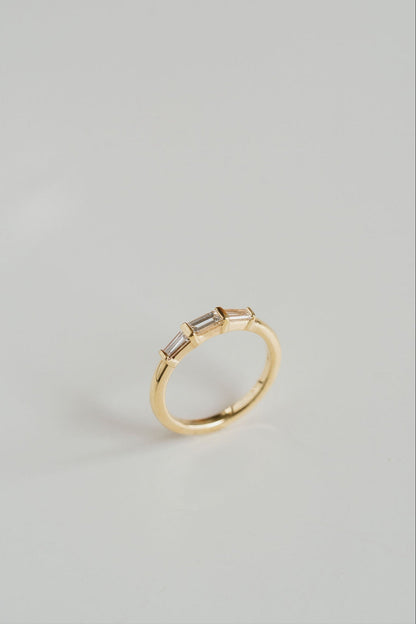 0.25 TCW Round Shaped Half Eternity Lab Grown Diamond Wedding Band