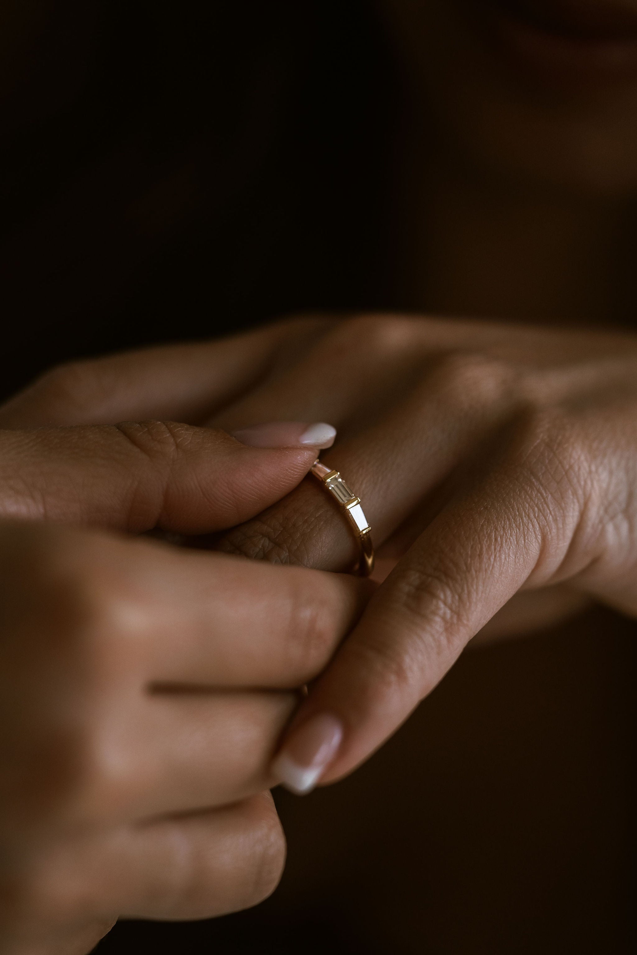 0.25 TCW Round Shaped Half Eternity Lab Grown Diamond Wedding Band