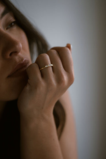 0.25 TCW Round Shaped Half Eternity Lab Grown Diamond Wedding Band