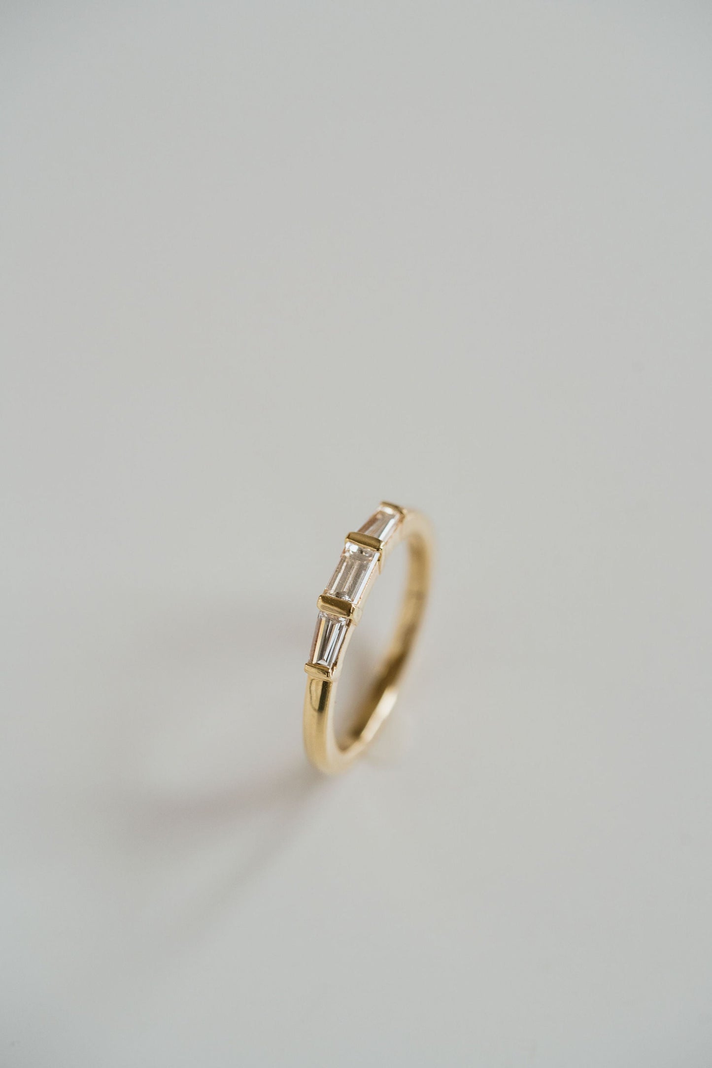 0.25 TCW Round Shaped Half Eternity Lab Grown Diamond Wedding Band