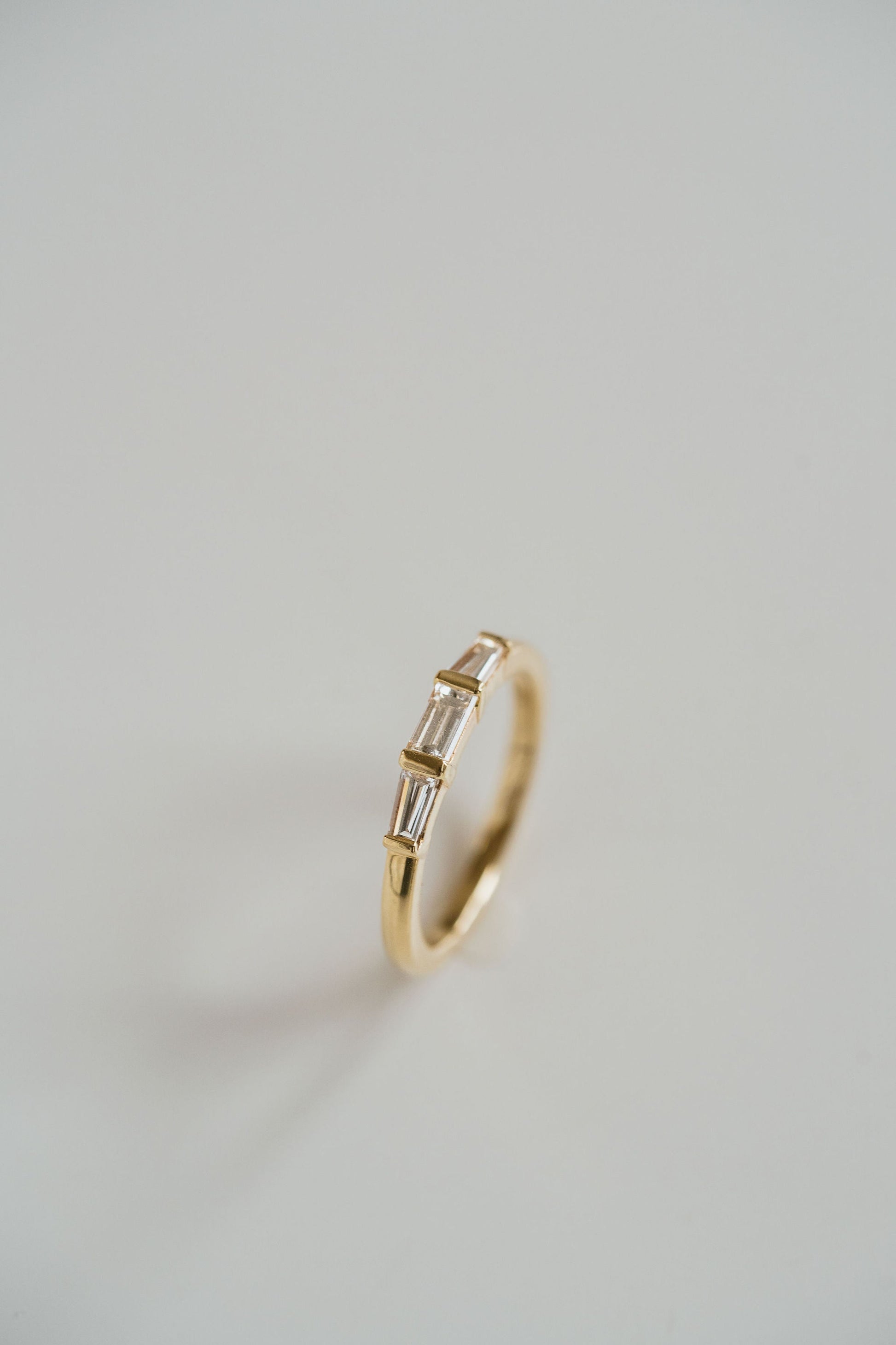 0.25 TCW Round Shaped Half Eternity Lab Grown Diamond Wedding Band