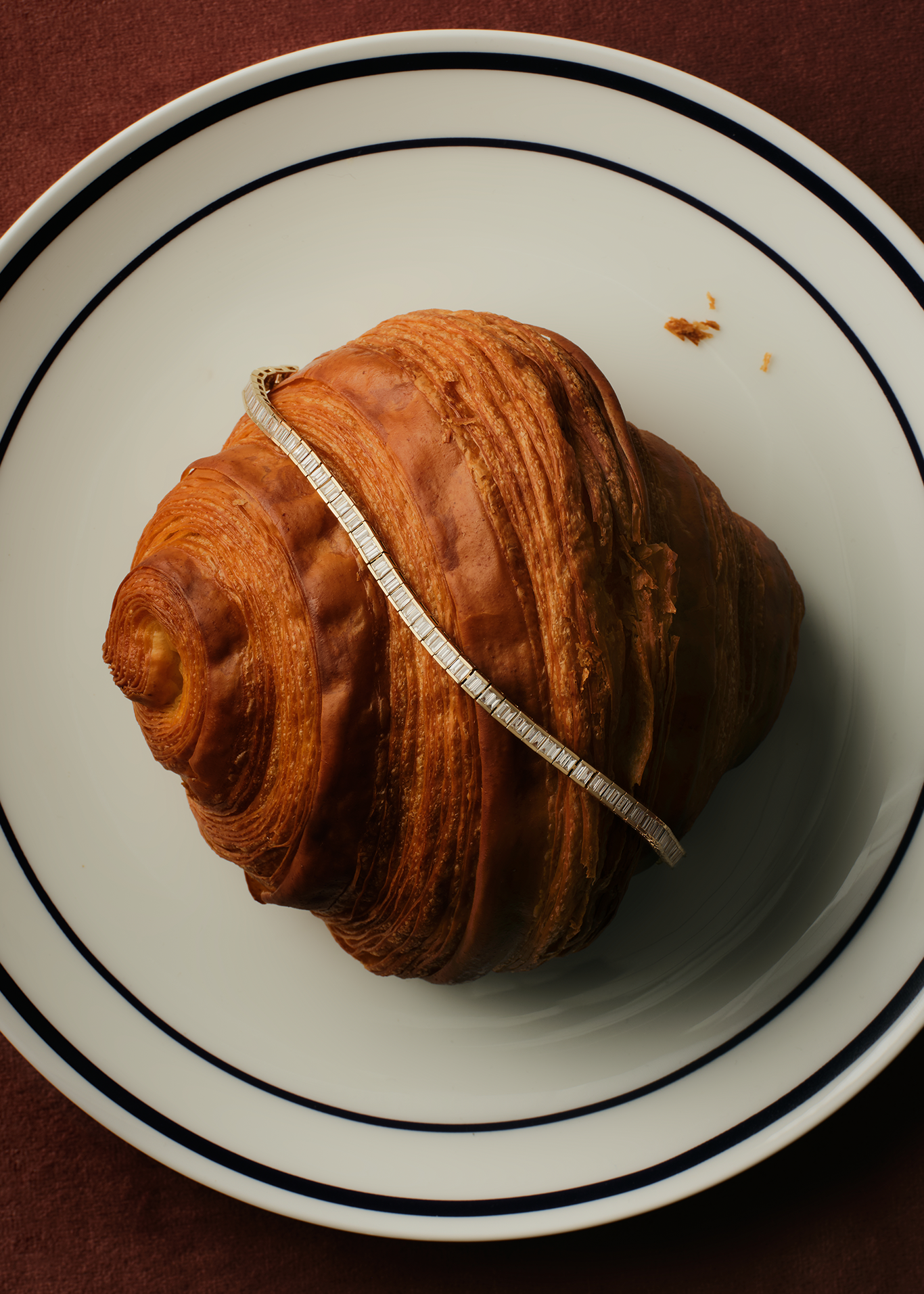 4 TCW Baguette Stones Lab Grown Diamond Tennis Bracelet