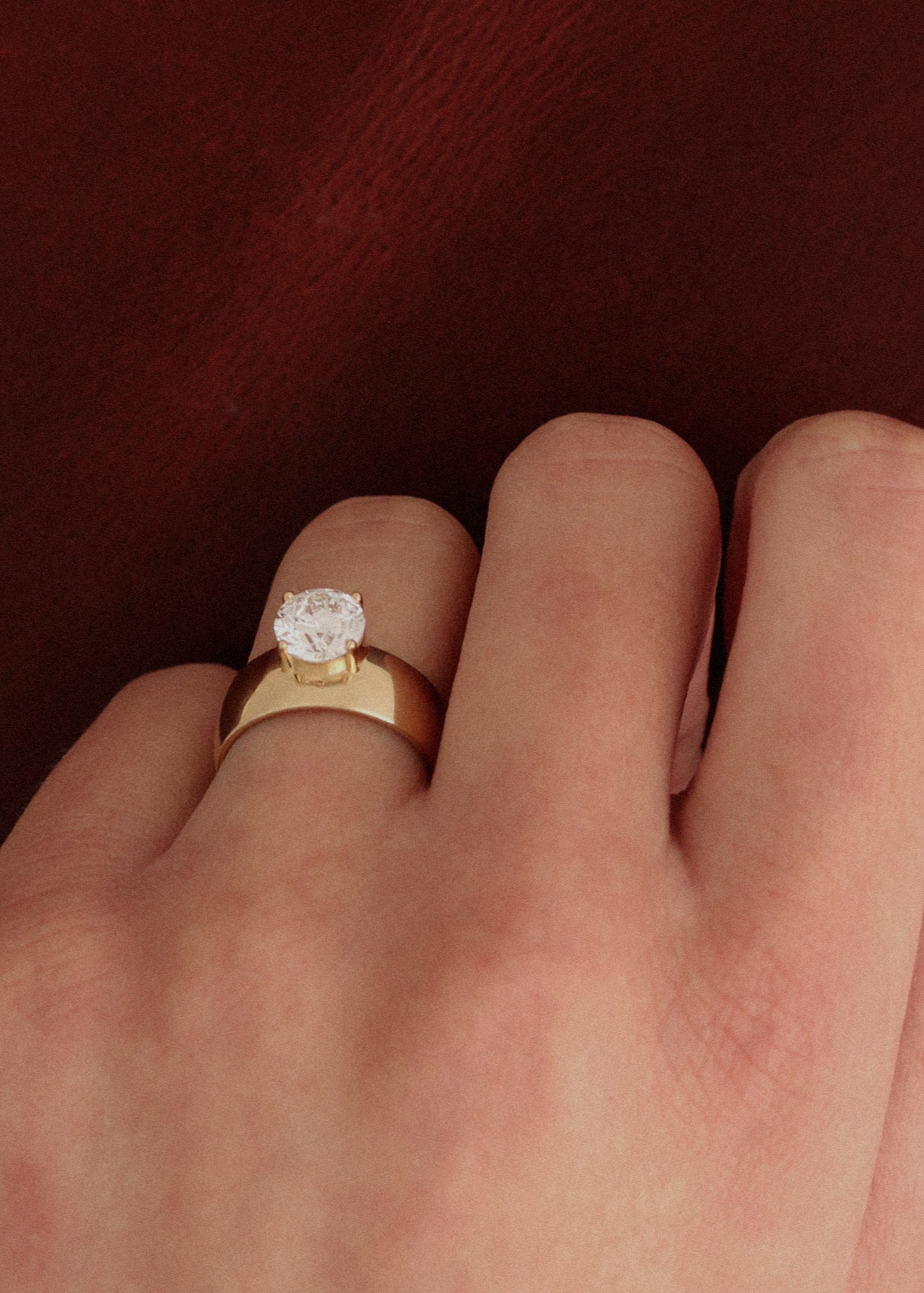 0.25 TCW Round Shaped Half Eternity Lab Grown Diamond Wedding Band