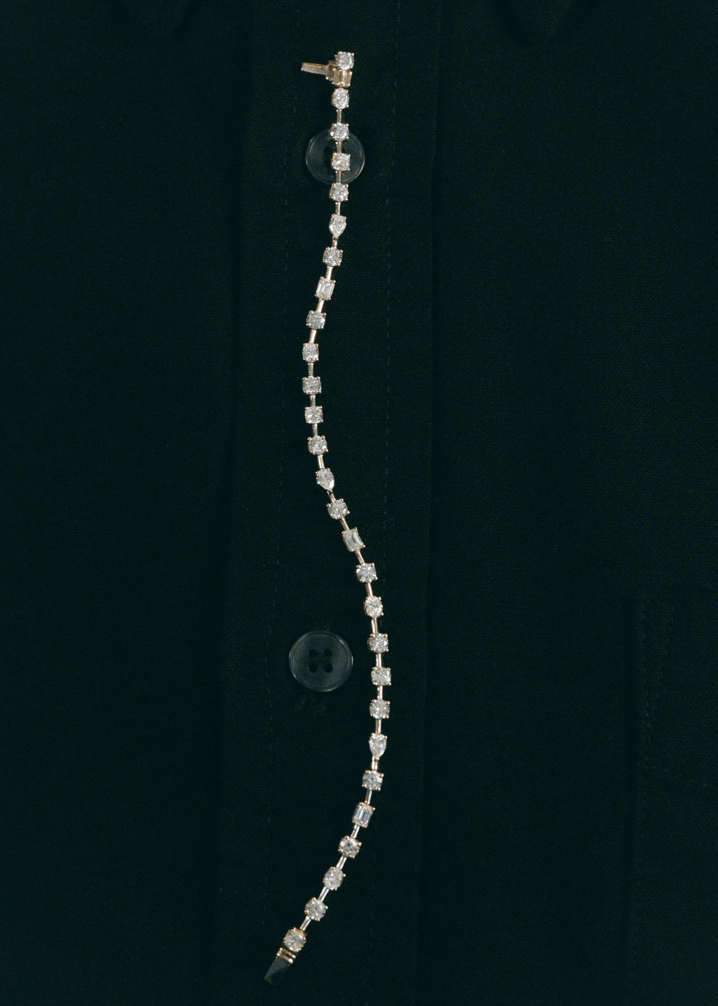 4 TCW Multi Stones Lab Grown Diamond Tennis Bracelet