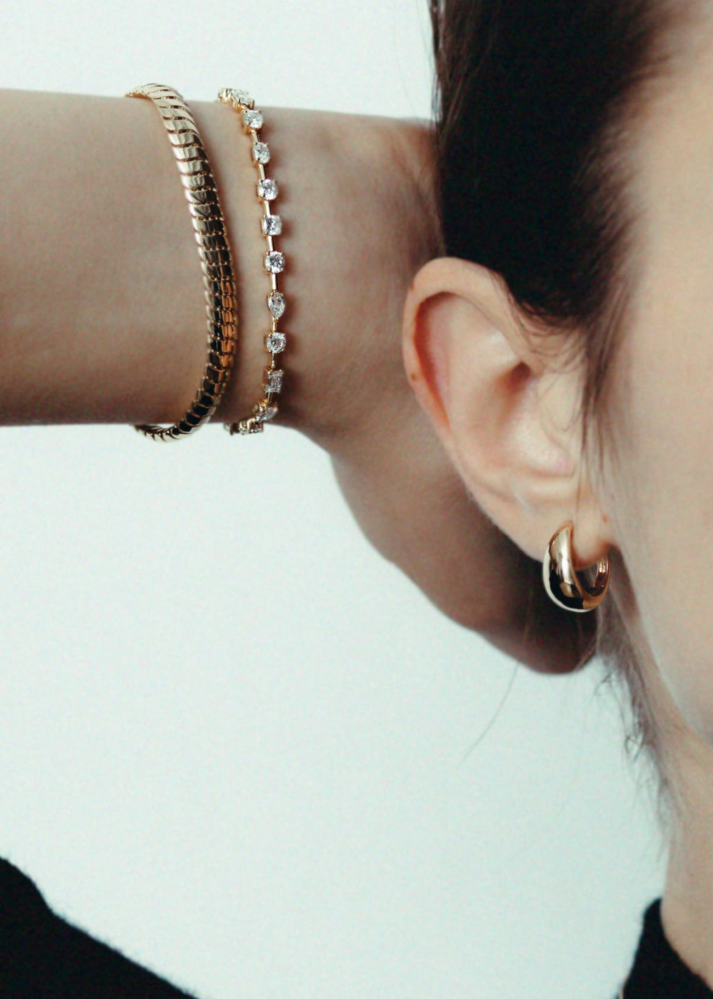 4 TCW Multi Stones Lab Grown Diamond Tennis Bracelet