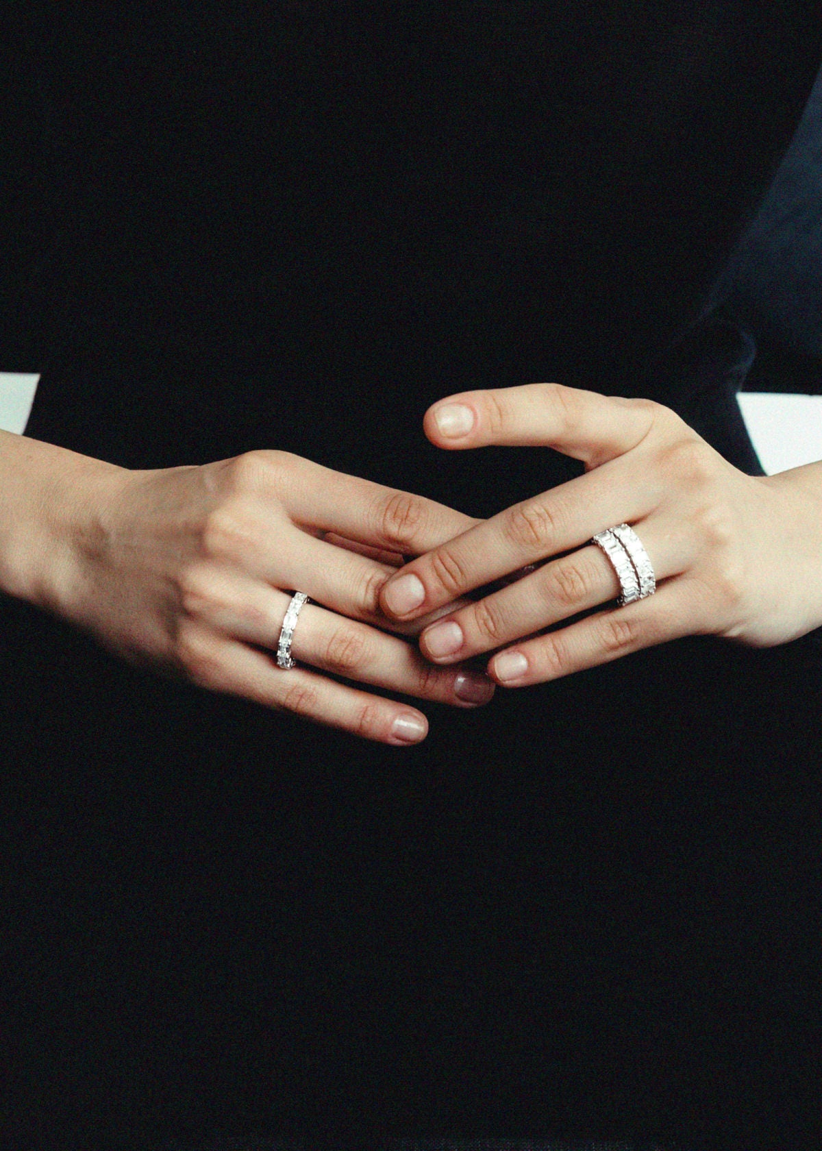 0.25 TCW Round Shaped Half Eternity Lab Grown Diamond Wedding Band