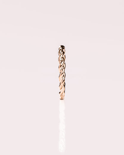 Classic Twisted Gold Wedding Band