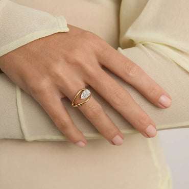 Timeless 1.9 CT Oval Cut Split Shank & Solitaire Lab Grown Diamond Engagement Ring