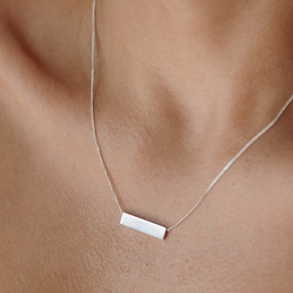 Engravable Pendant Necklace