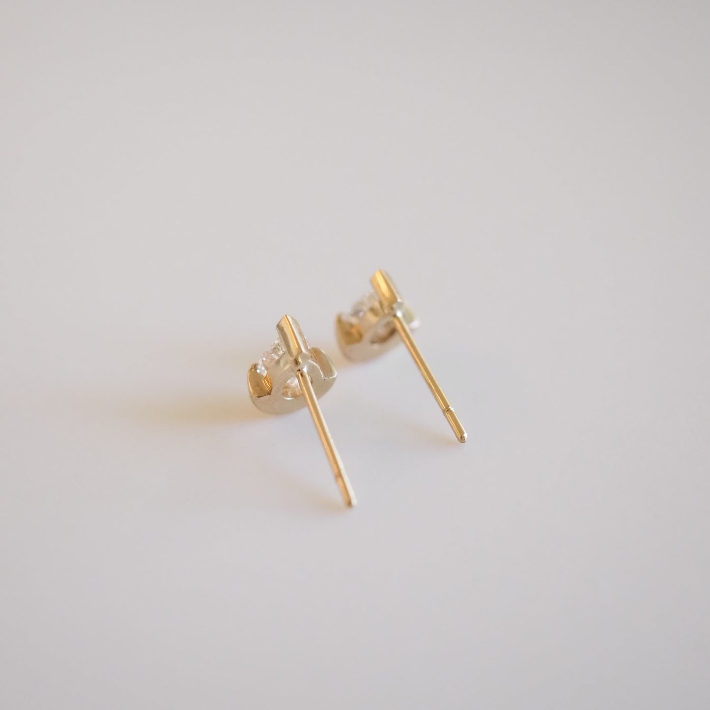 0.8 TCW Pear Shaped Lab Grown Diamond Stud Earrings