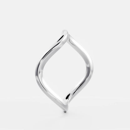 0.25 TCW Round Shaped Half Eternity Lab Grown Diamond Wedding Band