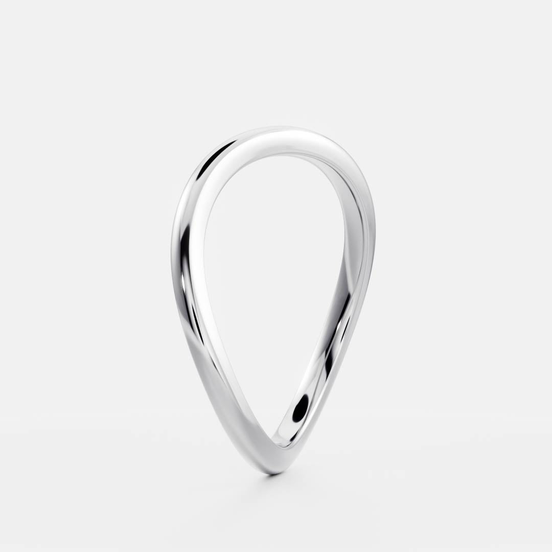 0.25 TCW Round Shaped Half Eternity Lab Grown Diamond Wedding Band