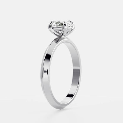 Marquise Cut Cluster Styled Lab Grown Diamond Engagement Ring