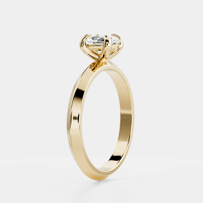 Marquise Cut Cluster Styled Lab Grown Diamond Engagement Ring