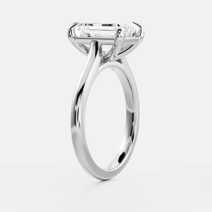 Marquise Cut Cluster Styled Lab Grown Diamond Engagement Ring