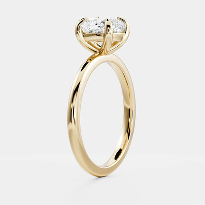 Marquise Cut Cluster Styled Lab Grown Diamond Engagement Ring